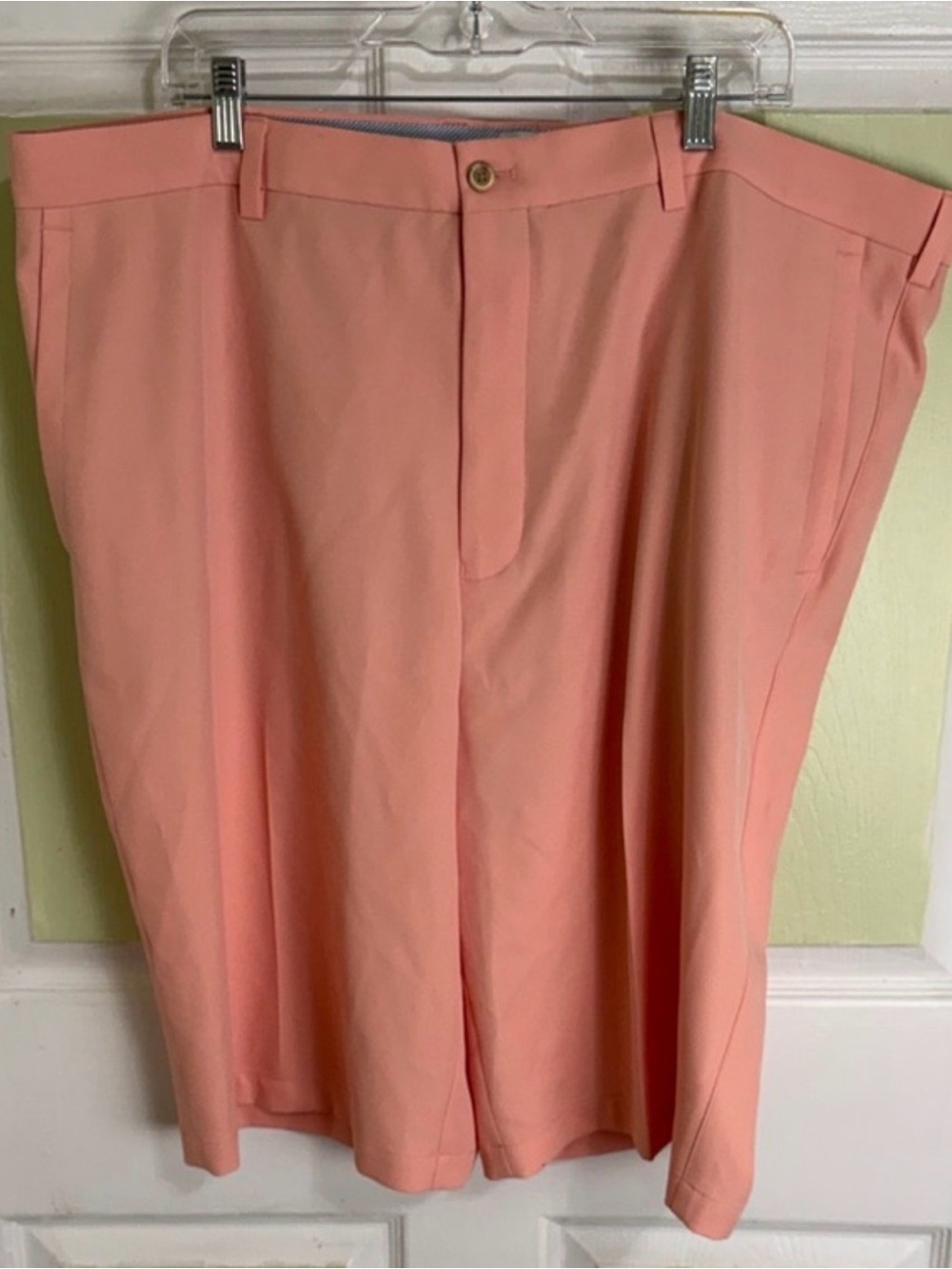 (2028) Peter Millar’s Men's Coral Dress Shorts, Size: 44L